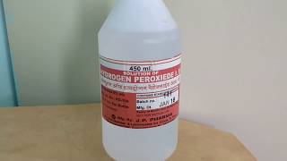 हिन्दी हाइड्रोजन पेरोक्साइड के उपयोग। Hydrogen peroxide solution [upl. by Nwahsyar13]