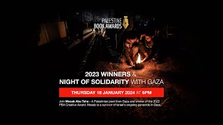 Palestine Book Awards 2023  Winners amp Night of Solidarity with Gaza [upl. by Ellenehs]