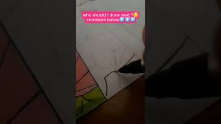 drawing part 2anime vs mongadrawing nezuko demonslayer anime [upl. by Atiloj]