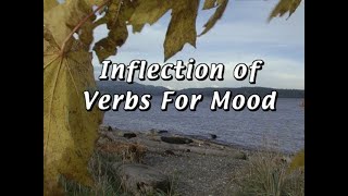 Indicative Imperative Subjunctive Mood  Inflection Of Verbs in English Grammar [upl. by Ilujna]