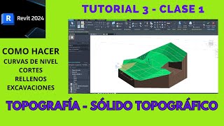 REVIT 2024  Como modelar una TOPOGRAFÍA con SÓLIDO TOPOGRÁFICO [upl. by Antrim]