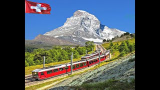 Zermatt To Gornergrat By Train Switzerland 🇨🇭 HD [upl. by Yrrah]