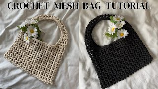 How to Crochet Bucket Bag  Crochet Shoulder Bag Beginners Friendly  Vivi Berry Crochet [upl. by Asiram]