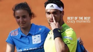 Best Tennis Fabio Fognini  Crazy Moments [upl. by Llerahc252]