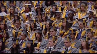 Presidents Welcome at the 2015 Graduation 22 July am SOAS University of London [upl. by Atteyek]