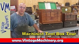 Machinist Tool Boxes A Tour of Boxes Saved from the Scrapper [upl. by Stamata]