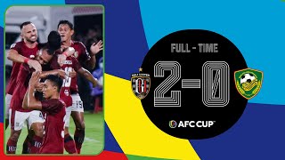 AFCCup2022  Group G  Bali United FC IDN 2  0 Kedah Darul Aman MAS [upl. by Maryl]