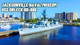 Jacksonville Naval Museum USS Orleck florida ship [upl. by Anahsed]