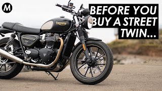 Riding a friends Thruxton R – How does it compare with the Speed Twin [upl. by Feucht]