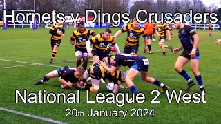 Hornets RFC v Dings Crusaders RFC 20th January 2024 [upl. by Niple]