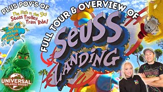 Seuss Landing at Universal Orlando Resort FULL Tour amp Overview  PLUS POVs Characters amp More [upl. by Nej]