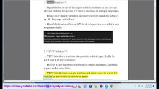 subscenes 101 Best Subscene Alternatives subscene english subtitles​ [upl. by Llertnad323]