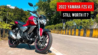 2022 Yamaha FZS v3 Detailed Review  Worth it [upl. by Selda]