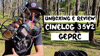 GEPRC CINELOG 35 V2  Unboxing e Review [upl. by Inilahs]