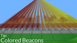 How To Make Colored Beacons in Minecraft [upl. by Erait726]