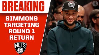 Ben Simmons Targeting ROUND ONE RETURN in Game 4 or 5 Against Celtics  CBS Sports HQ [upl. by Aylat]