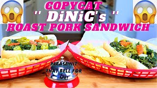 COPYCAT DiNiCs PORK SANDWICH HOWTO DiNiCs ROAST PORK SANDWICH PHILLY RECIPE YOUTUBE VIDEO RECIPE [upl. by Nahguav]