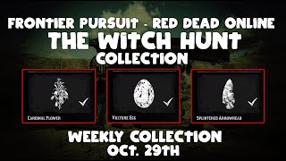 RDO  Witch Hunt Collection Locations  Weekly Set [upl. by Eerrehs]