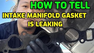 Symptoms of a Bad Intake Manifold Gasket Leaking and when Replacement is Necessary [upl. by Berti]