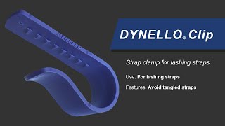 Ratchet strap storage  DYNELLO® Clip [upl. by Koloski773]