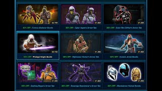 SWTOR Decorations and Armor 203550 Sale 90 OFF SOME ITEMS ends Feb 29 2024 [upl. by Sukram549]