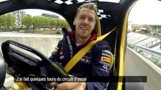 Sebastian Vettel drives the Twizy Renault Sport F1 [upl. by Amoeji]