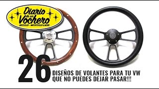 26 diseños de volantes para tu VW que no puedes dejar pasar [upl. by Notyad]