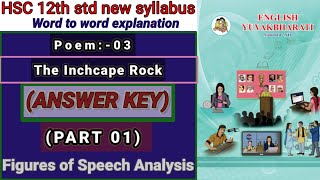 Figures of Speech Analysis The Inchcape Rock Poem 23 12th HSC  English [upl. by Ignazio]