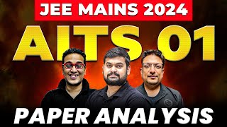 Dropper JEE AITS 01  Paper Analysis  JEE Mains 2024 🎯 [upl. by Anail450]