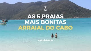 ARRAIAL DO CABO  As 5 praias MAIS BONITAS Rio de Janeiro [upl. by Nortyad]