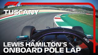 Lewis Hamiltons Pole Lap  2020 Tuscan Grand Prix  Pirelli [upl. by Kristie775]