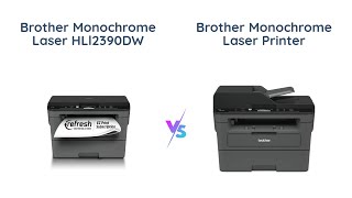 Brother HLl2390DW vs DCPL2550DW Which Monochrome Laser Printer is Best [upl. by Gaby222]