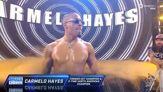 Carmelo Hayes Entrance  WWE SmackDown January 26 2024 [upl. by Sinnel342]