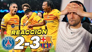 REACCIONANDO al PSG vs Barcelona 23 IMPRESIONANTE [upl. by Refotsirhc]