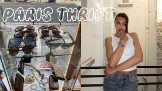 THRIFT WITH ME IN PARIS  best vintage shops  haul [upl. by Brennan]