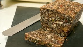 Nordic Nut Bread  Paleo Bread  Stone Age Bread [upl. by Enaerb276]