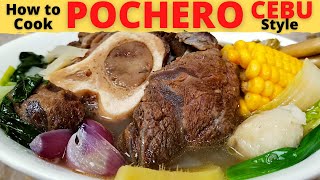 POCHERO de CEBU  Pochero Cebu Style Inspired Recipe  BEEF Stew Recipe [upl. by Trever]