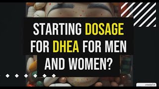 DHEA Dosage For Mens And Womens  How to take DHEA [upl. by Hctub]