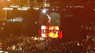 Brock Lesnar Entrance Live WWE MSG [upl. by Zabrine]