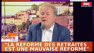 quotLa réforme des retraites est une mauvaise réformequot affirme François Hommeril président CFECGC [upl. by Celene]