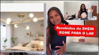 RECEBIDOS DA SHEIN HOME  DECORAÇÃO  CAMA POSTA TUDO LINDO 🤩 [upl. by Nylatsyrc]