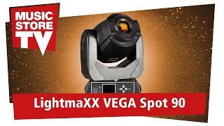 lightmaXX VEGA Spot 90 LED Moving Head [upl. by Attenat835]