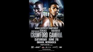 TERENCE CRAWFORD VS YURIORKIS GAMBOA WEIGHIN [upl. by Otrevogir]