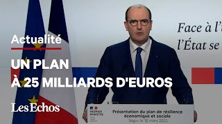 Carburants chômage partiel nouvelles aides  ce quil faut retenir des annonces de Jean Castex [upl. by Yniatirb]