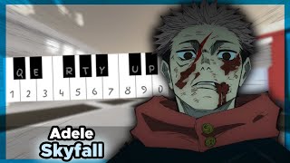 Adele  quotSkyfallquot  Simple Piano Cover Jujutsu Shenanigans [upl. by Howey]