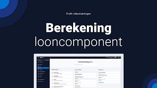 Berekening looncomponent [upl. by Salchunas]