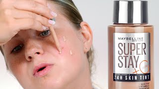 NEW Maybelline Super Stay Skin Tint VS LOréal True Match Foundation [upl. by Laural]