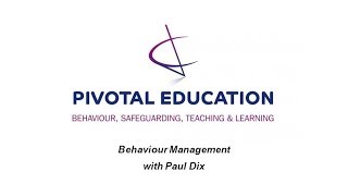 DG Pictures Pivotal Education Behaviour Management Promo [upl. by Nnalorac]