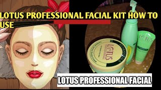 Lotus professional facial step by step sabana nasrin [upl. by Sarene]