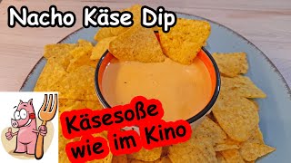 Nacho Käse Dip selber machen Käsesoße wie im Kino ASMR [upl. by Fotina]